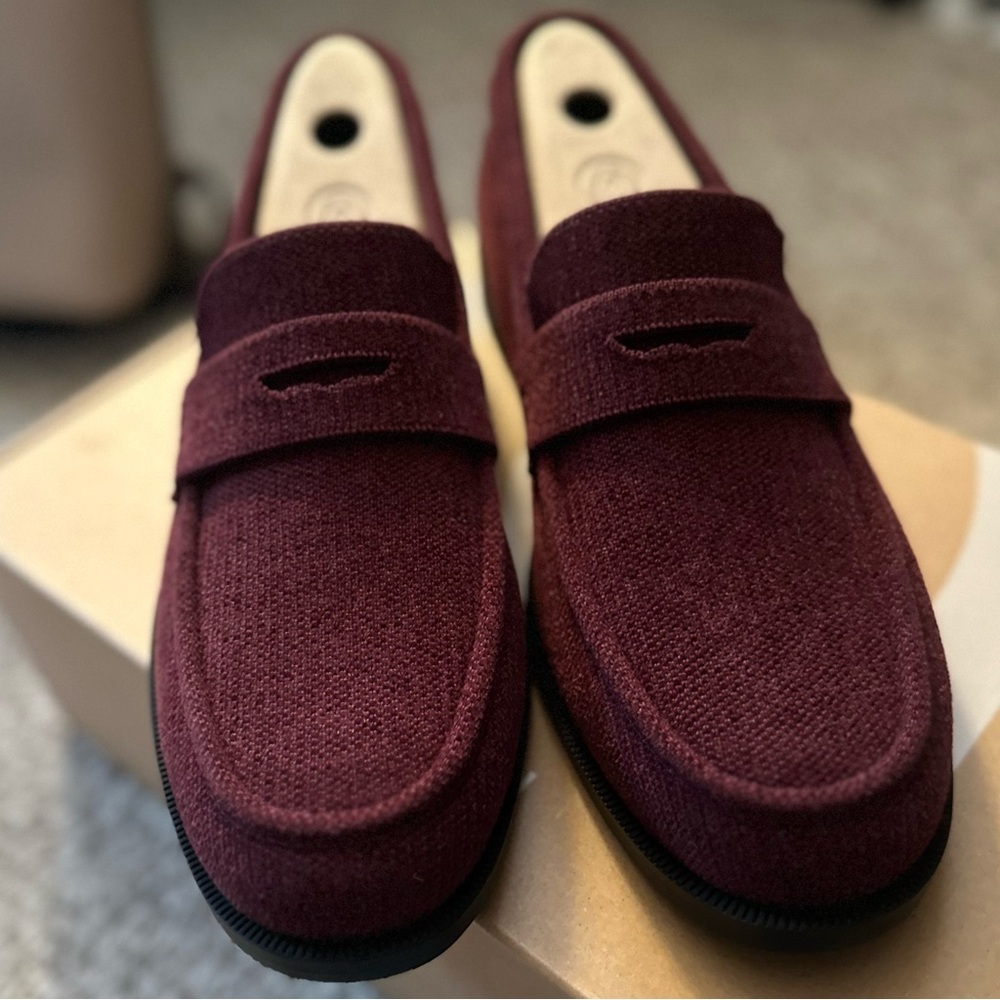 Rothy’s Revelvet Penny Loafer Syrah Size 11 New With Box - Picture 5 of 10
